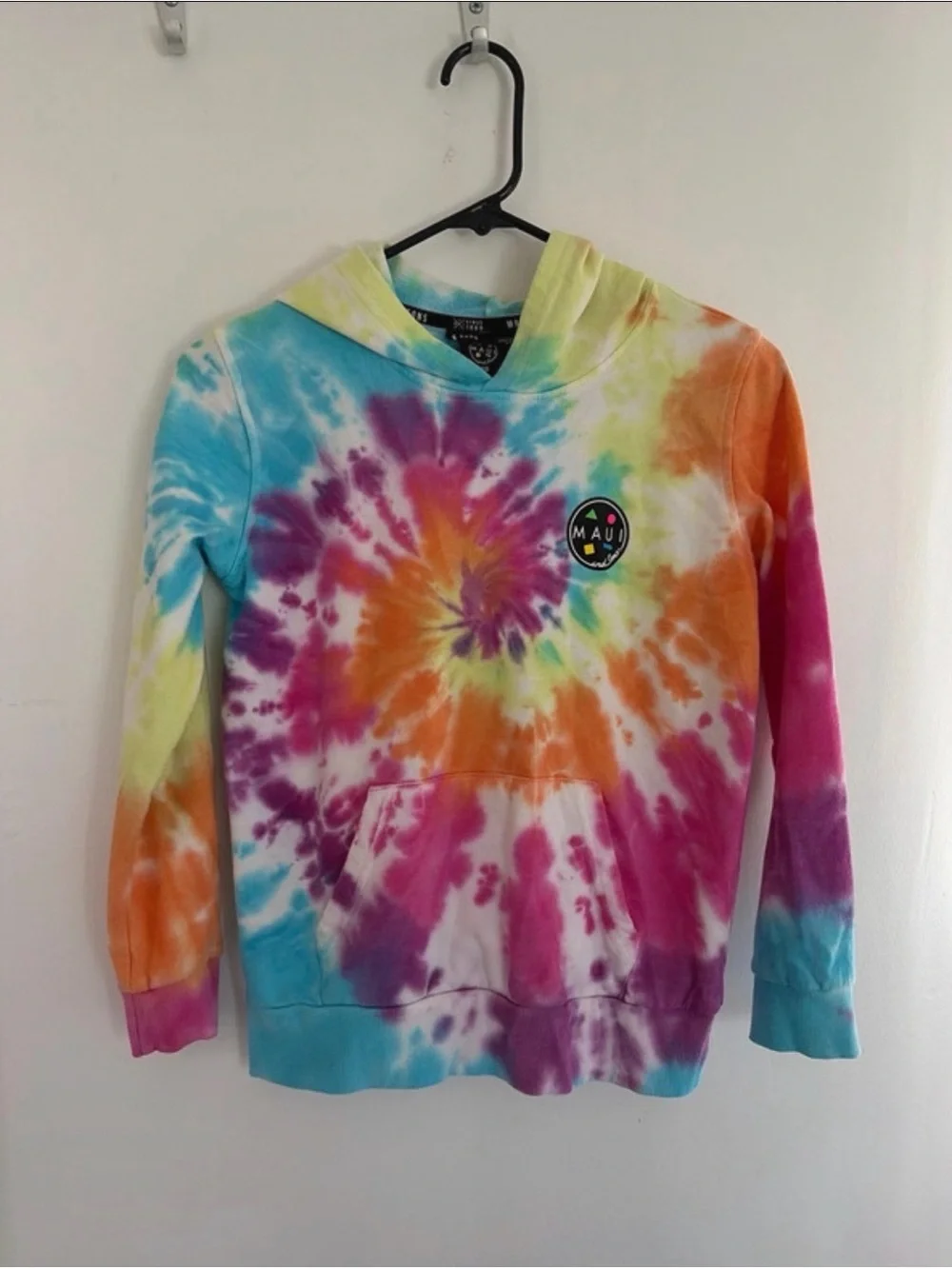 Maui and Sons Tie Dye Hoodie size M(10-12)
